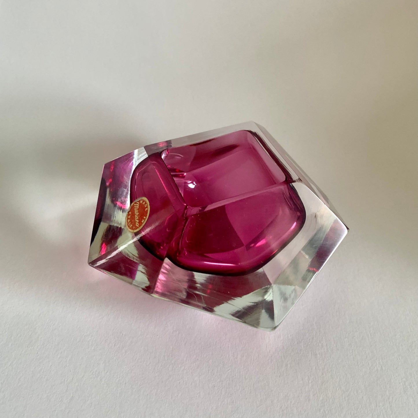 Aschenbecher von F. Poli für Murano, Italien, 1960er Jahre