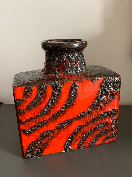 Keramikvase Fat Lava, 1970er Jahre