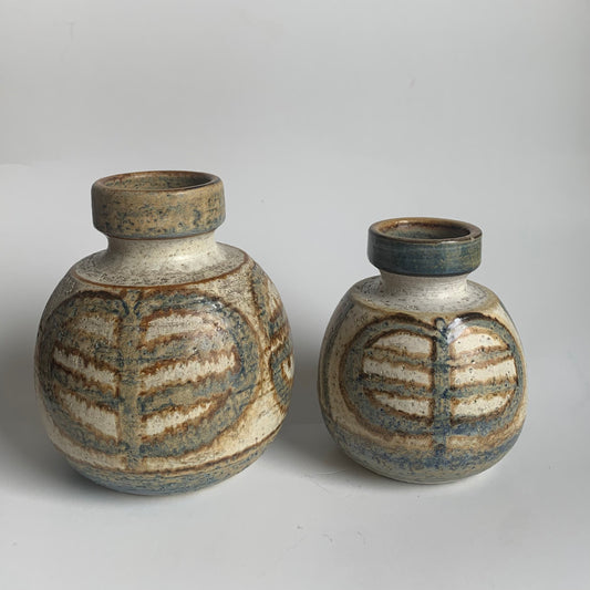 Set aus 2 Mid-Century Søholm Keramik-Studiovasen, 1960er Jahre