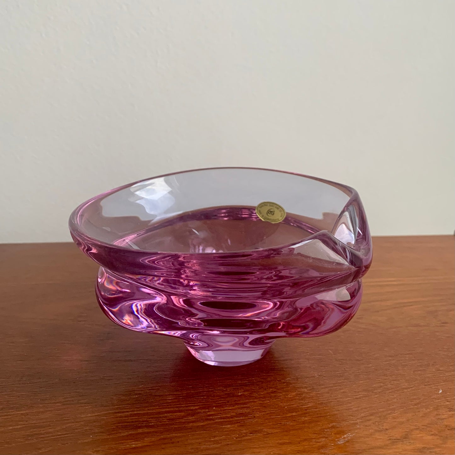 Bohemia Glass Schale, 1970er Jahre