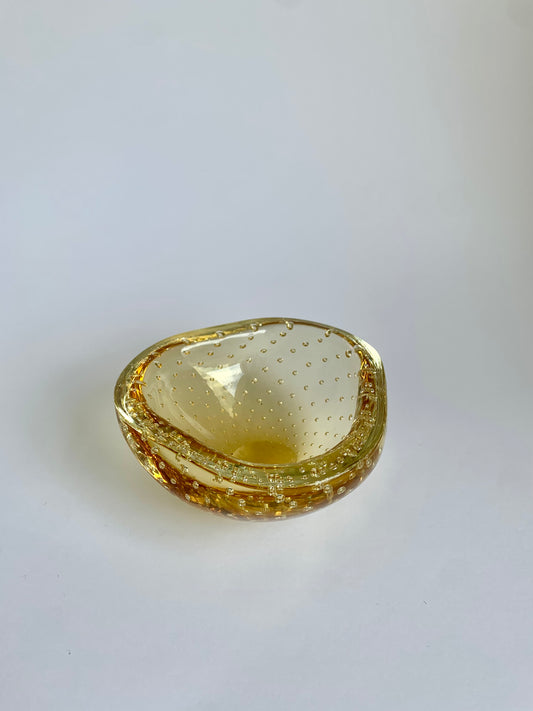 Murano-Glasschale in Gelb