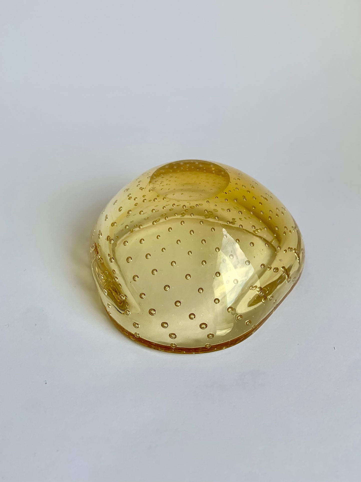 Murano-Glasschale in Gelb