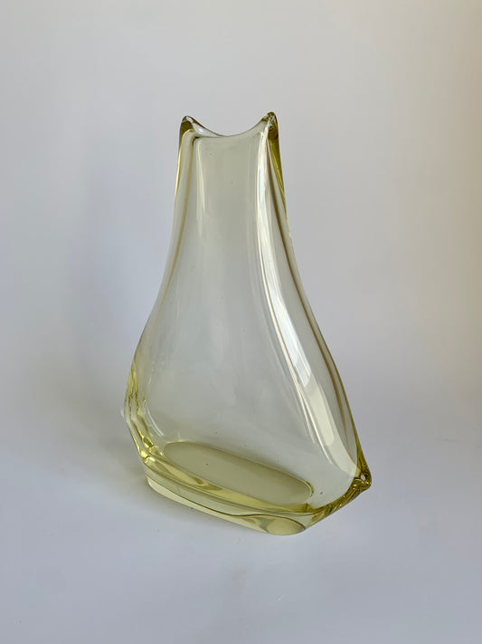 Vase von M. Klinger für Bohemia Glass, Tschechoslowakei, 1960er Jahre