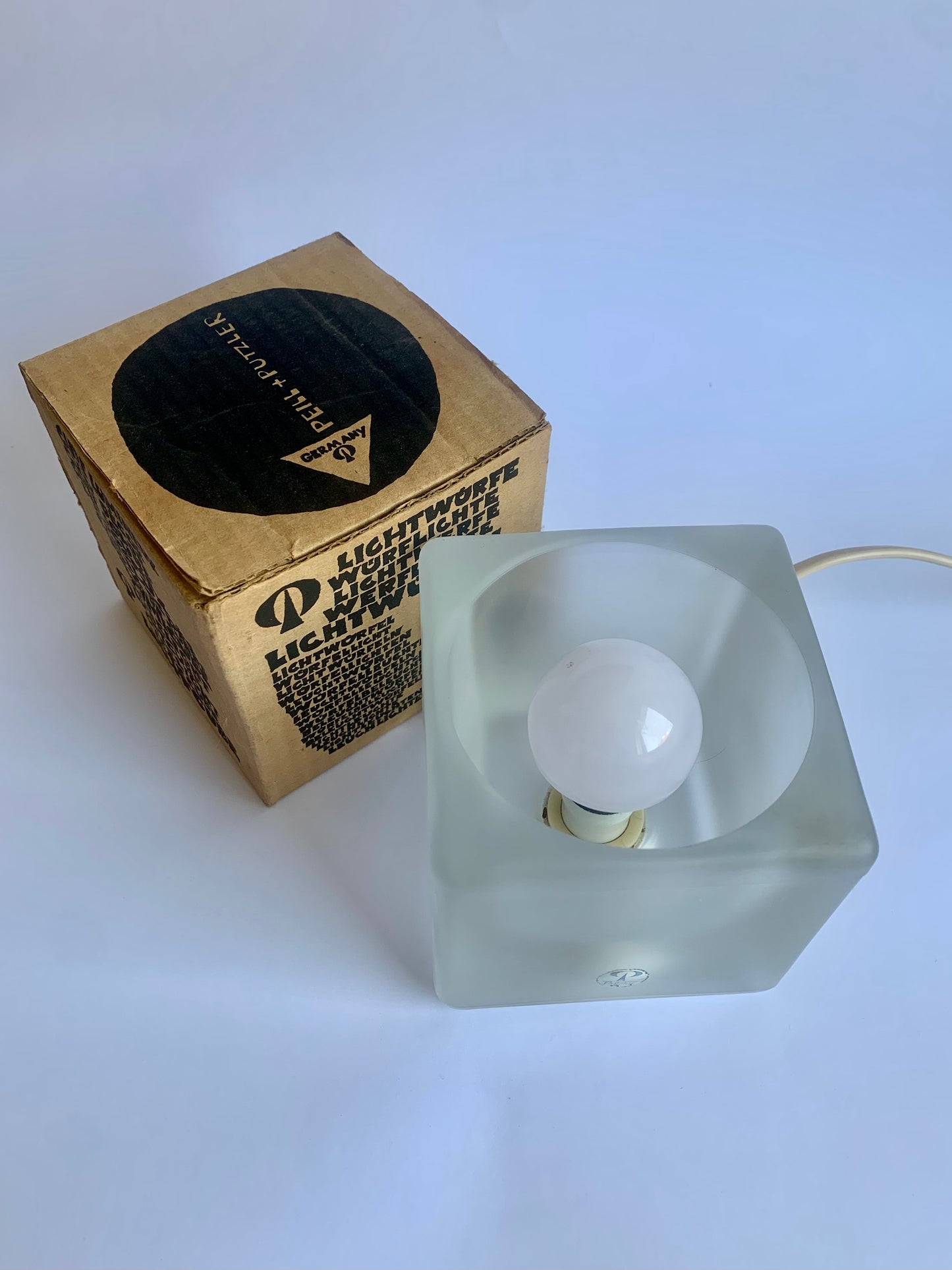Tischlampe von Peill & Putzler, 1970er Jahre