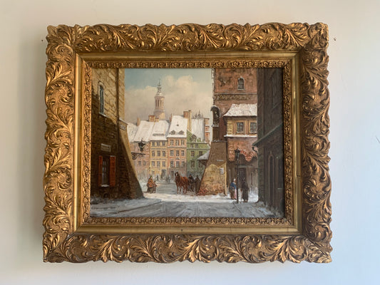 STRAßENSZENE IN WARSCHAU, Joanna Wyszomirska Tiunin