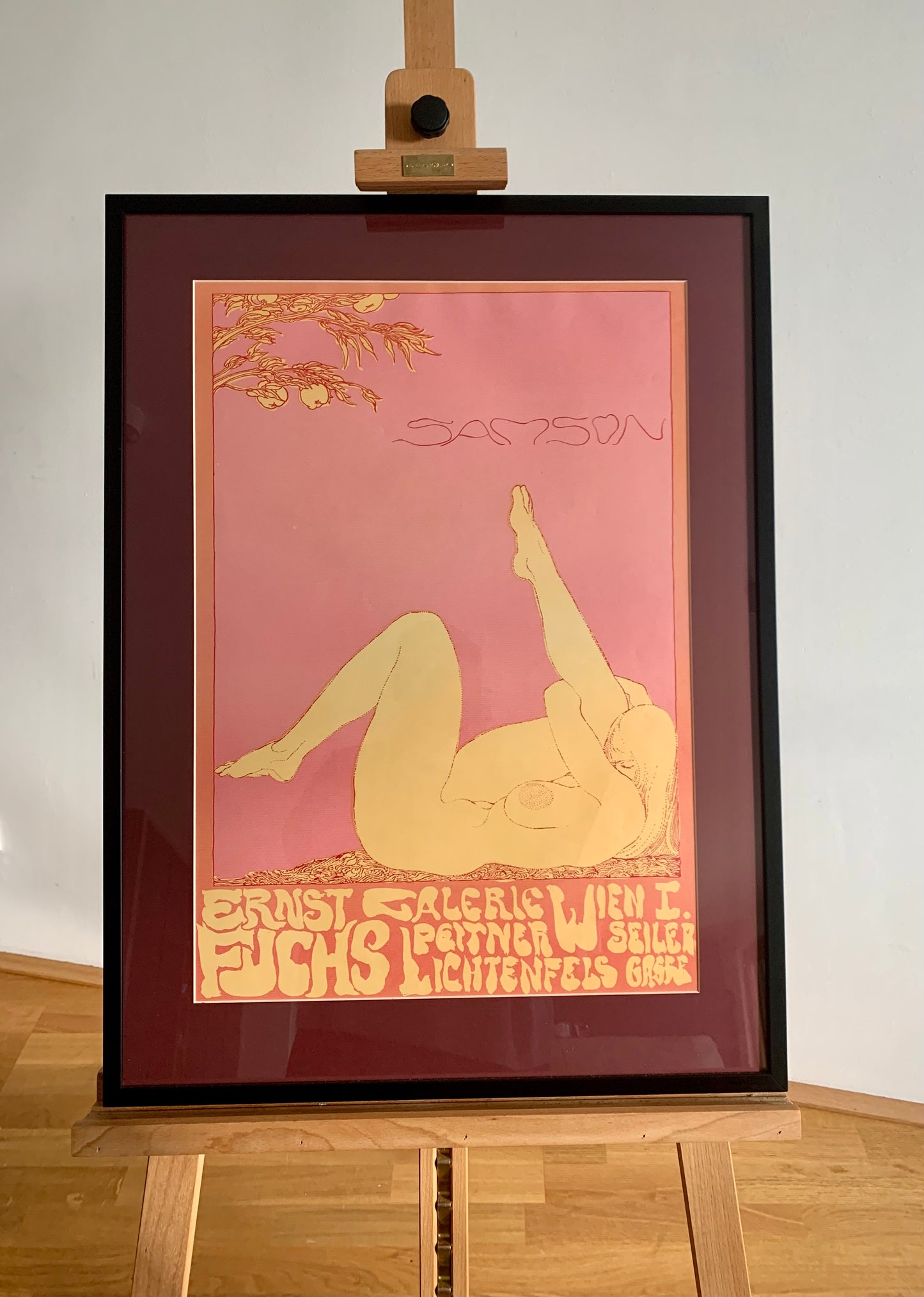 SAMSON – Ausstellungsplakat Wien, Ernst Fuchs
