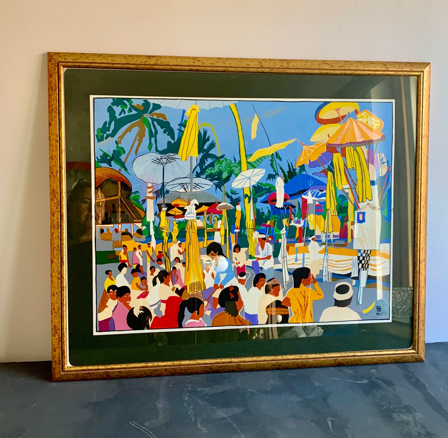 BALI, Helmut Kand – Originalsiebdruck, 1994