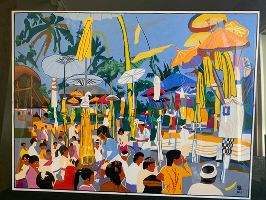 BALI, Helmut Kand – Original screen print, 1994