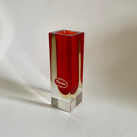 Vase von F. Poli für Murano, Italien, 1970er Jahre