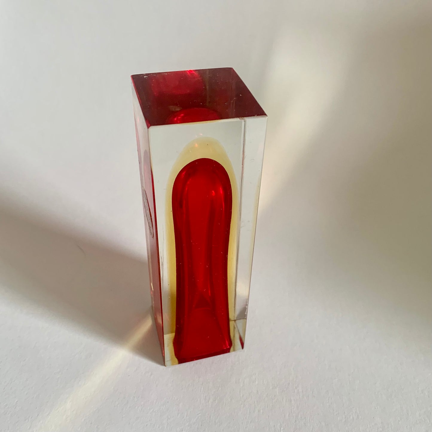 Vase von F. Poli für Murano, Italien, 1970er Jahre