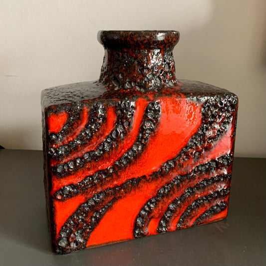 Keramikvase Fat Lava,  1970er Jahre