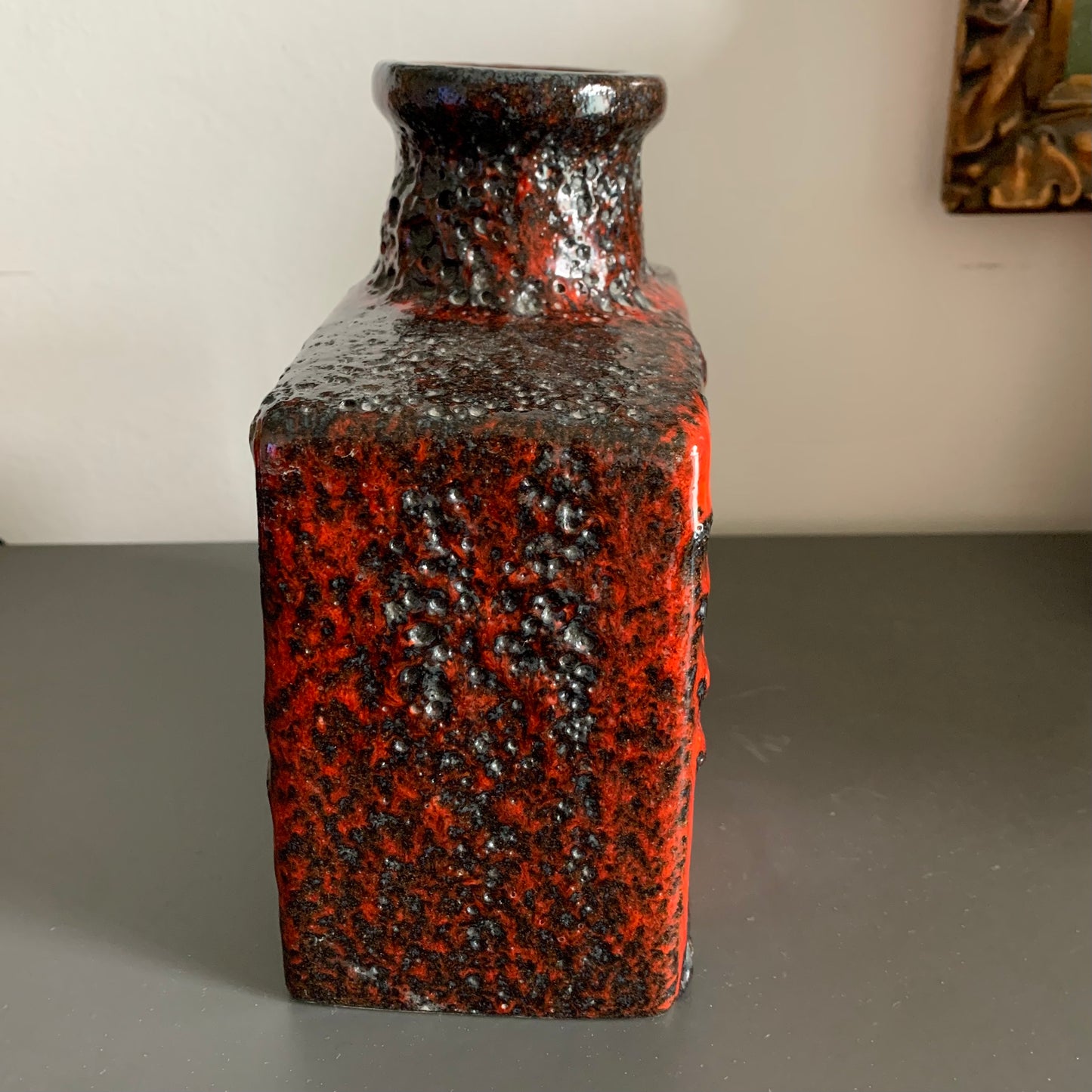 Keramikvase Fat Lava,  1970er Jahre