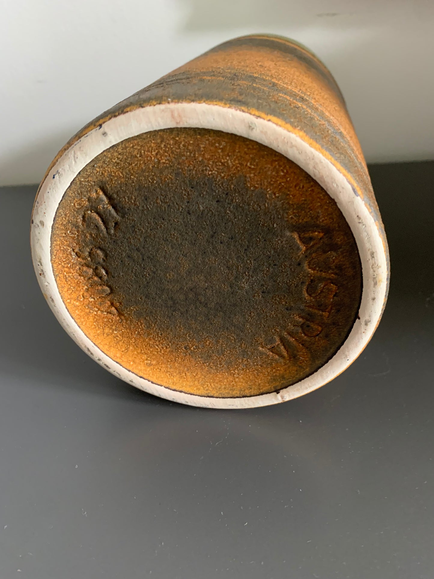 Keramikvase Fat Lava, West Germany, 1970er Jahre
