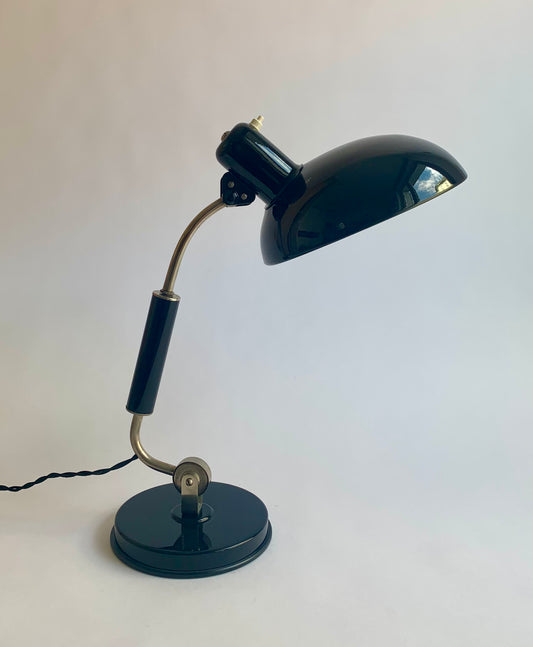 Bauhaus Tischlampe von Christian Dell für Koranda, 1950er