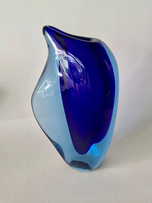 Vase von Skrdlovice Glashütte, Tschechoslowakei, 1960er Jahre