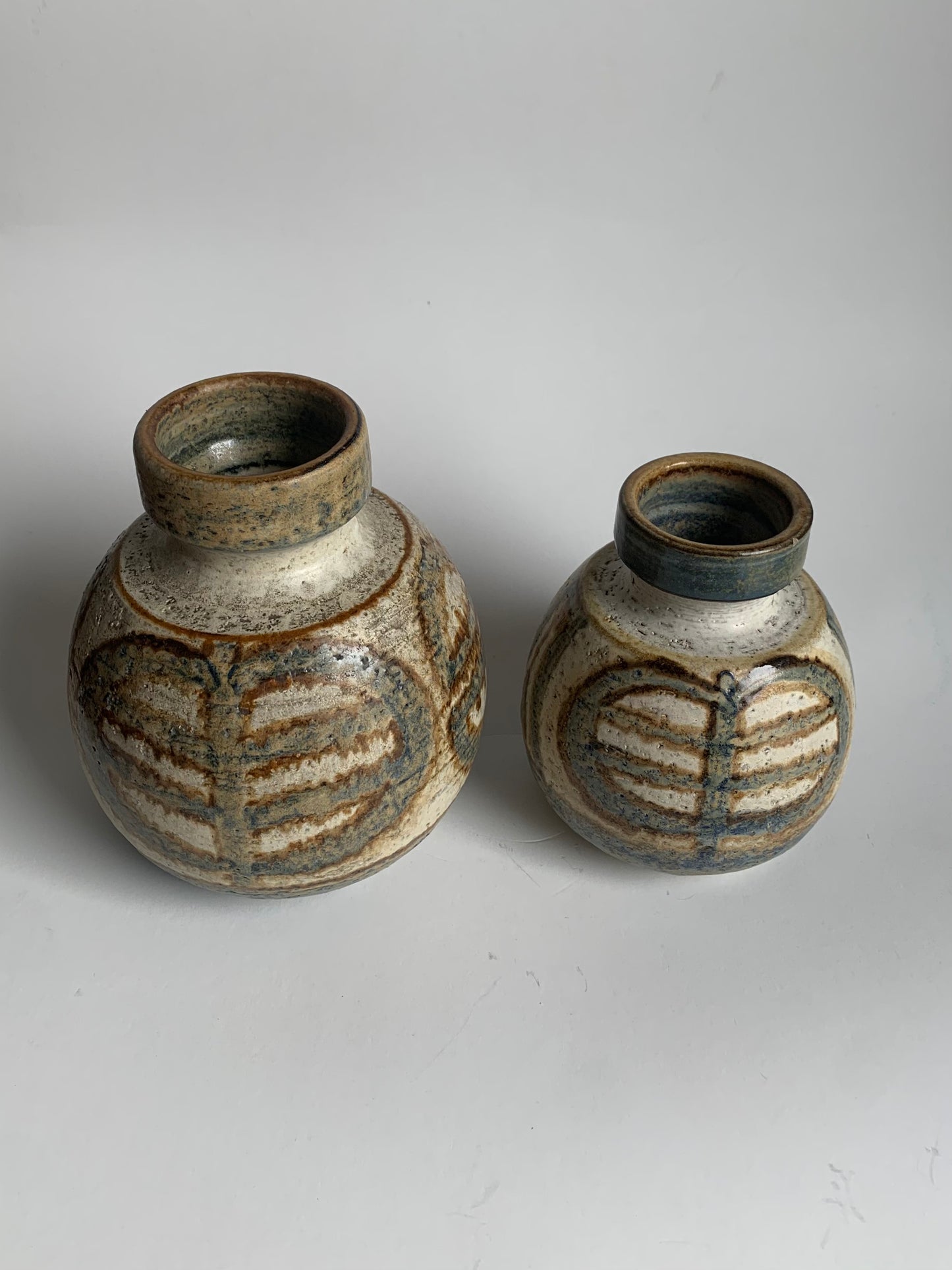 Set aus 2 Mid-Century Søholm Keramik-Studiovasen, 1960er Jahre
