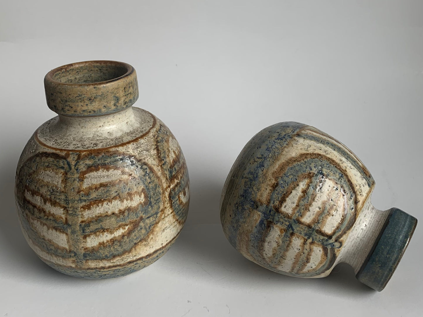 Set aus 2 Mid-Century Søholm Keramik-Studiovasen, 1960er Jahre
