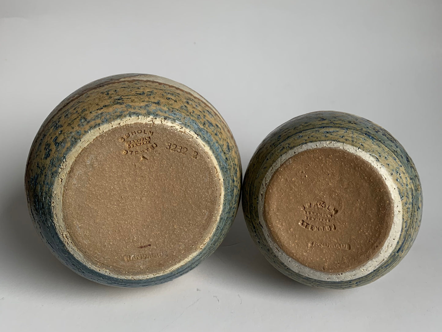 Set aus 2 Mid-Century Søholm Keramik-Studiovasen, 1960er Jahre