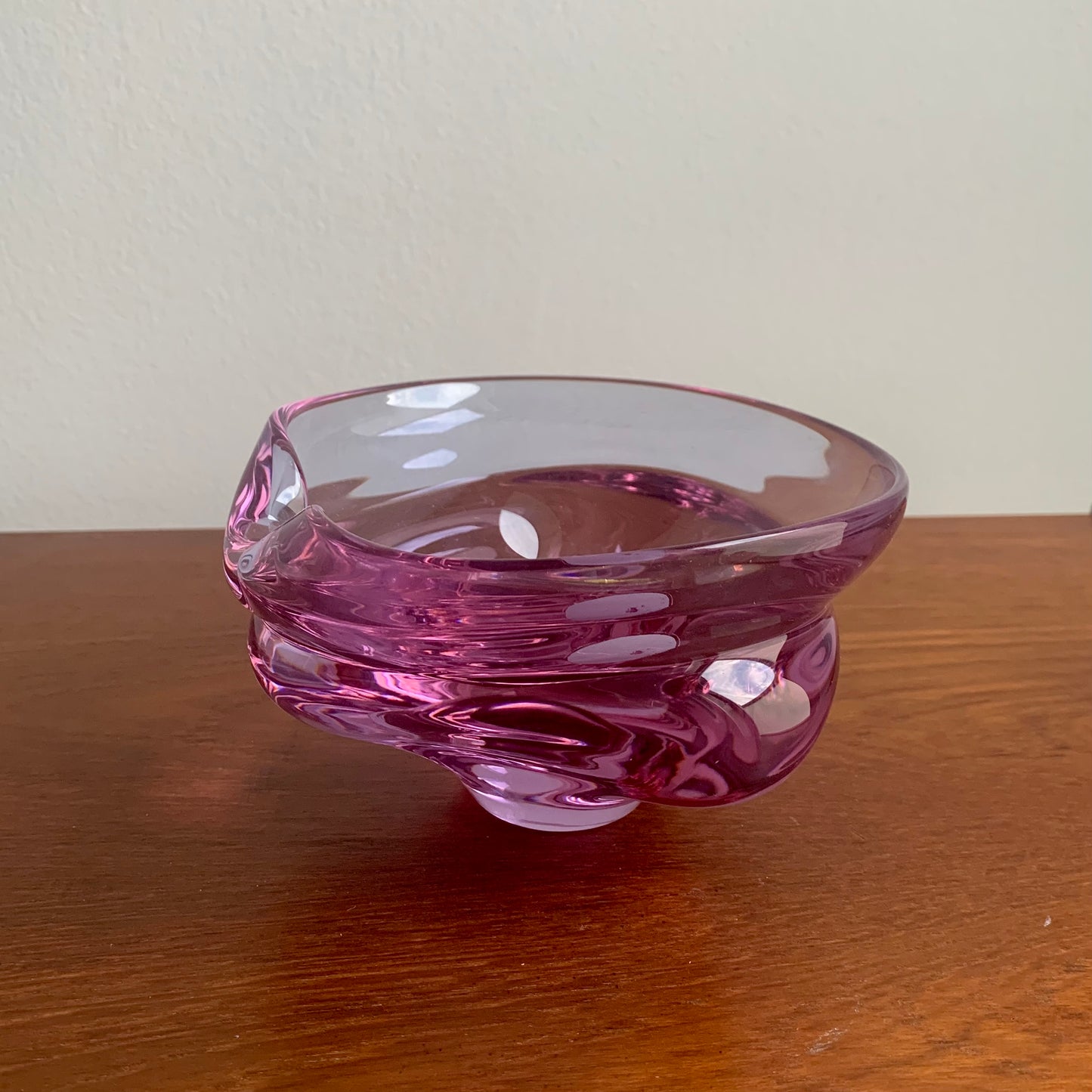Bohemia Glass Schale, 1970er Jahre