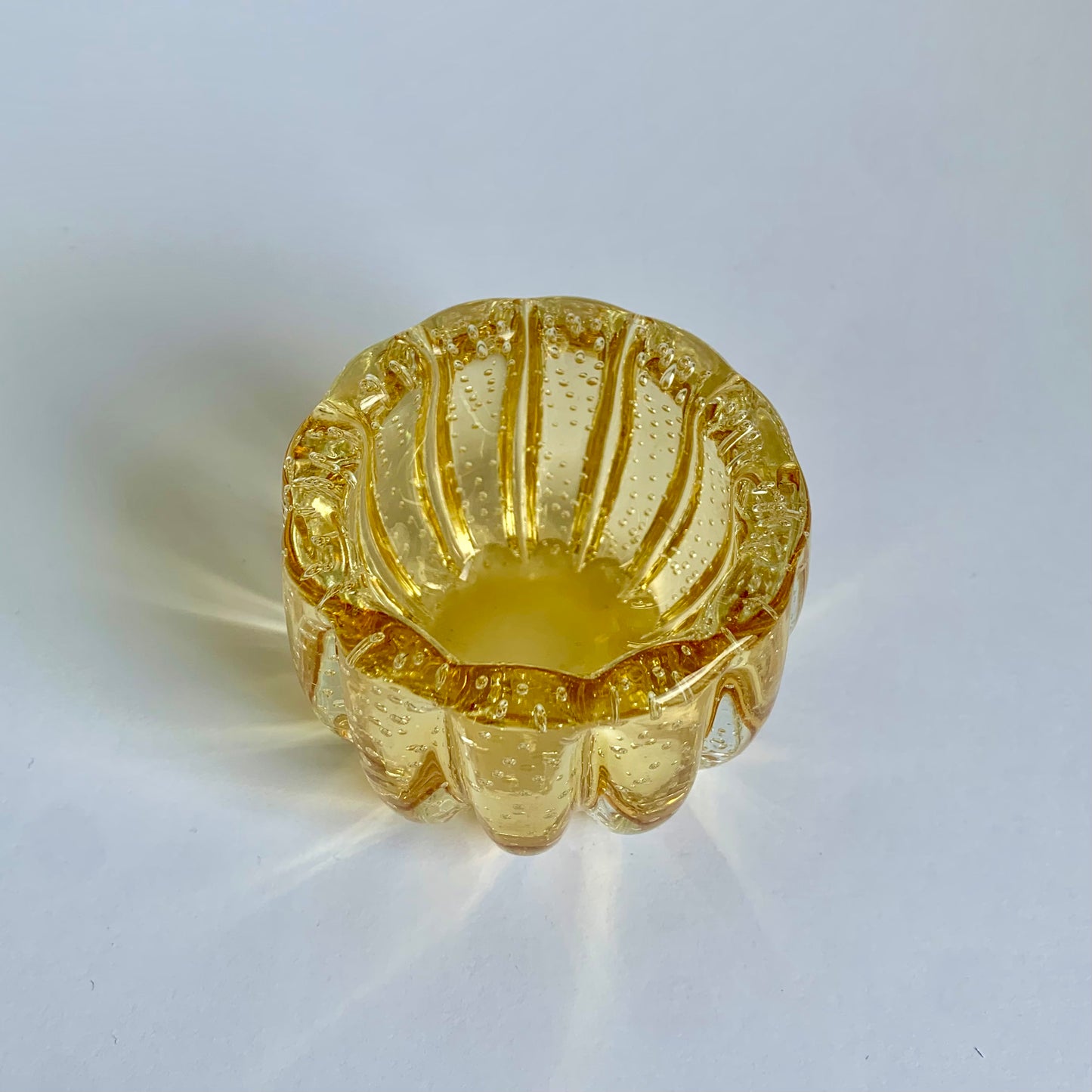 Murano-Glasschale in Gelb