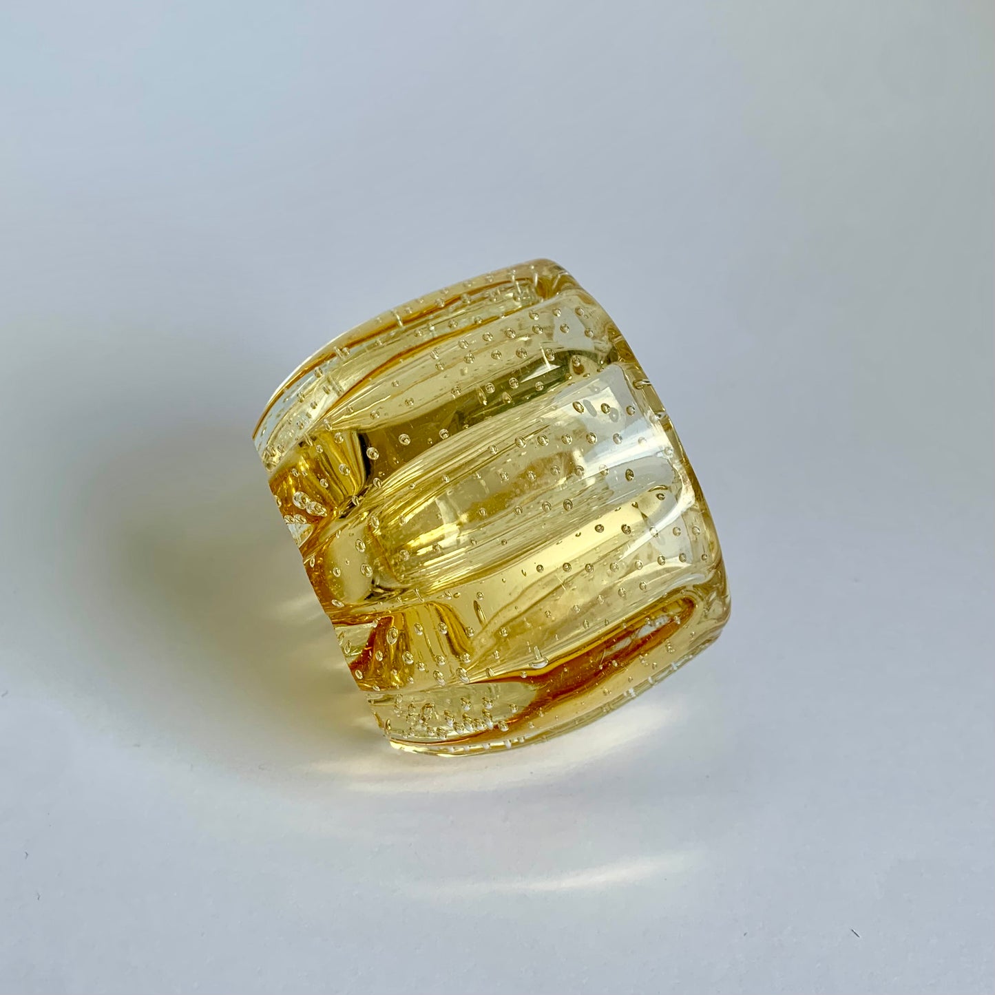 Murano-Glasschale in Gelb