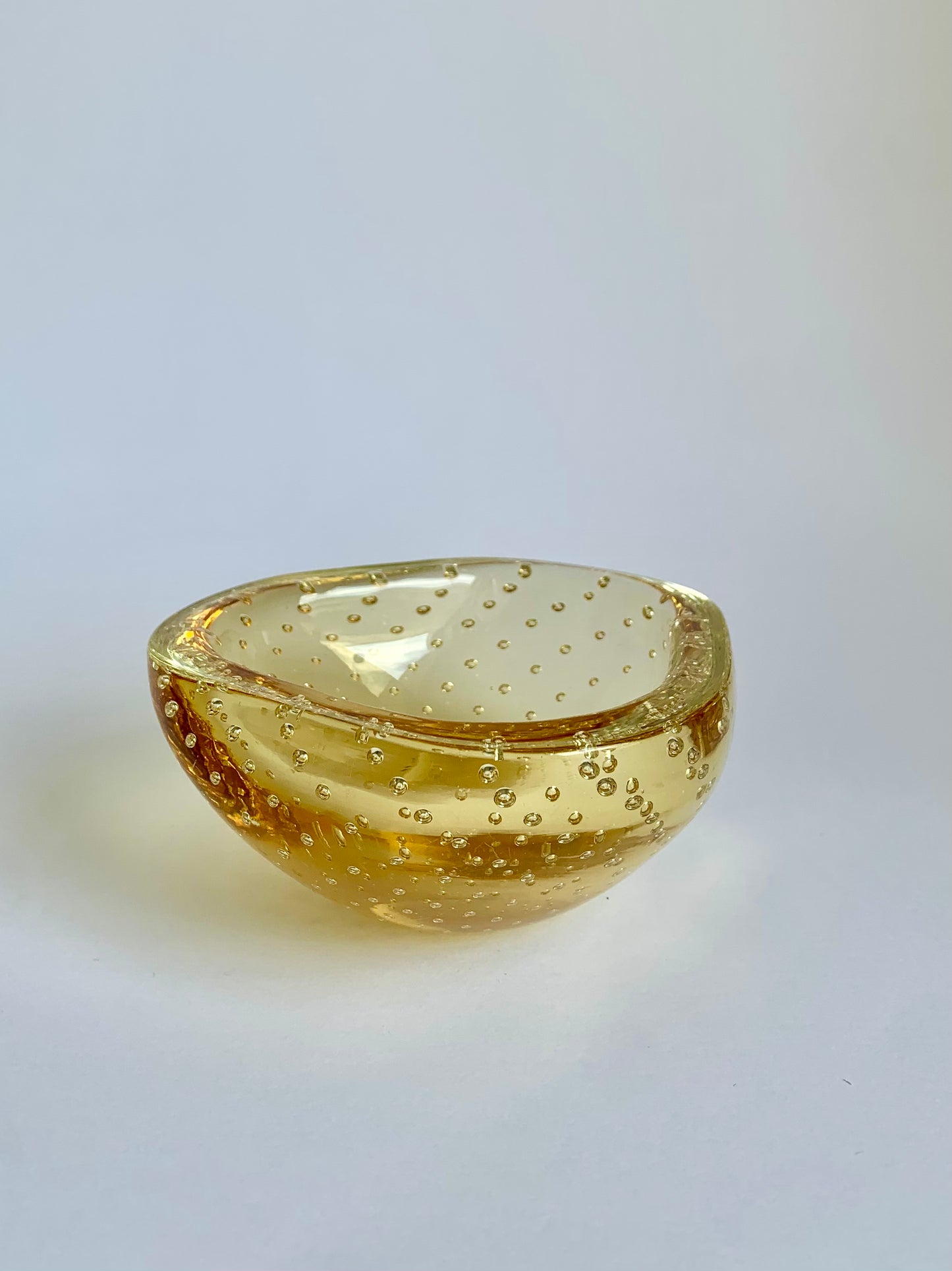 Murano-Glasschale in Gelb