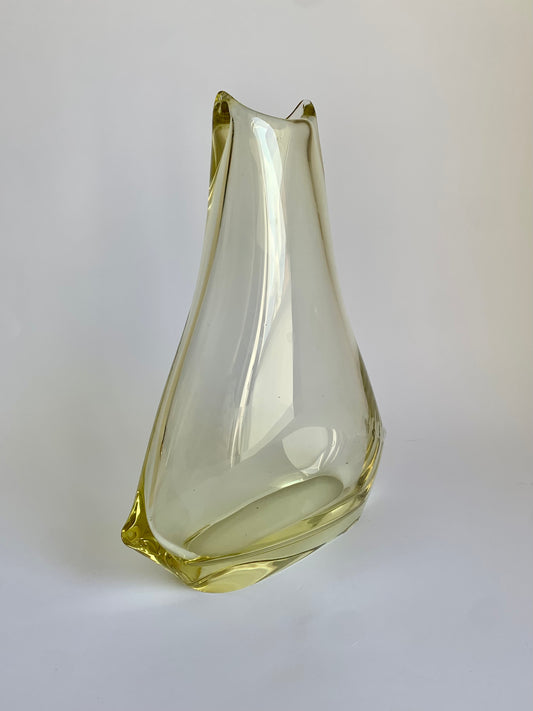 Vase von M. Klinger für Bohemia Glass, Tschechoslowakei, 1960er Jahre