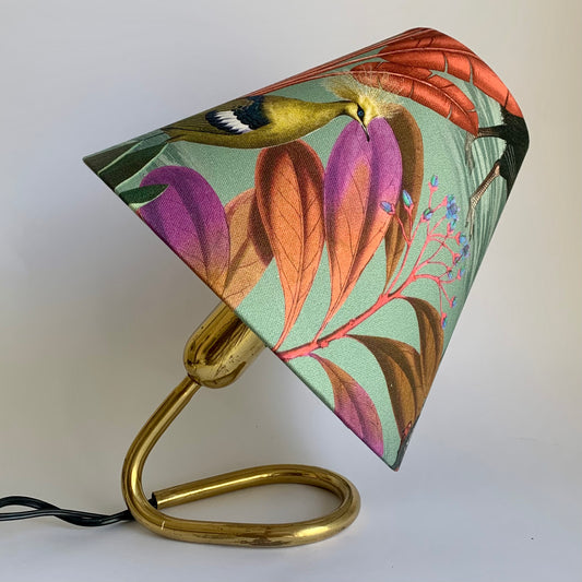 Tischlampe aus Messing von J.T. Kalmar