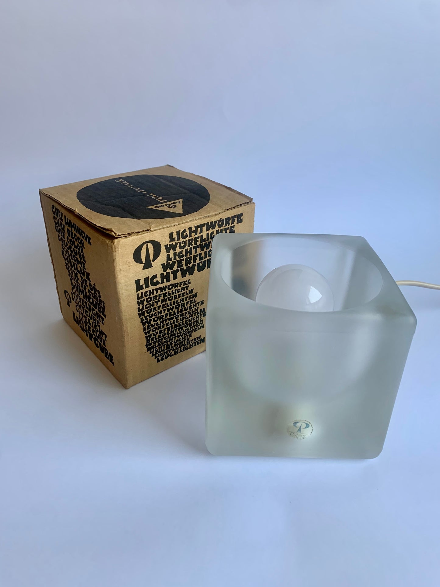 Tischlampe von Peill & Putzler, 1970er Jahre