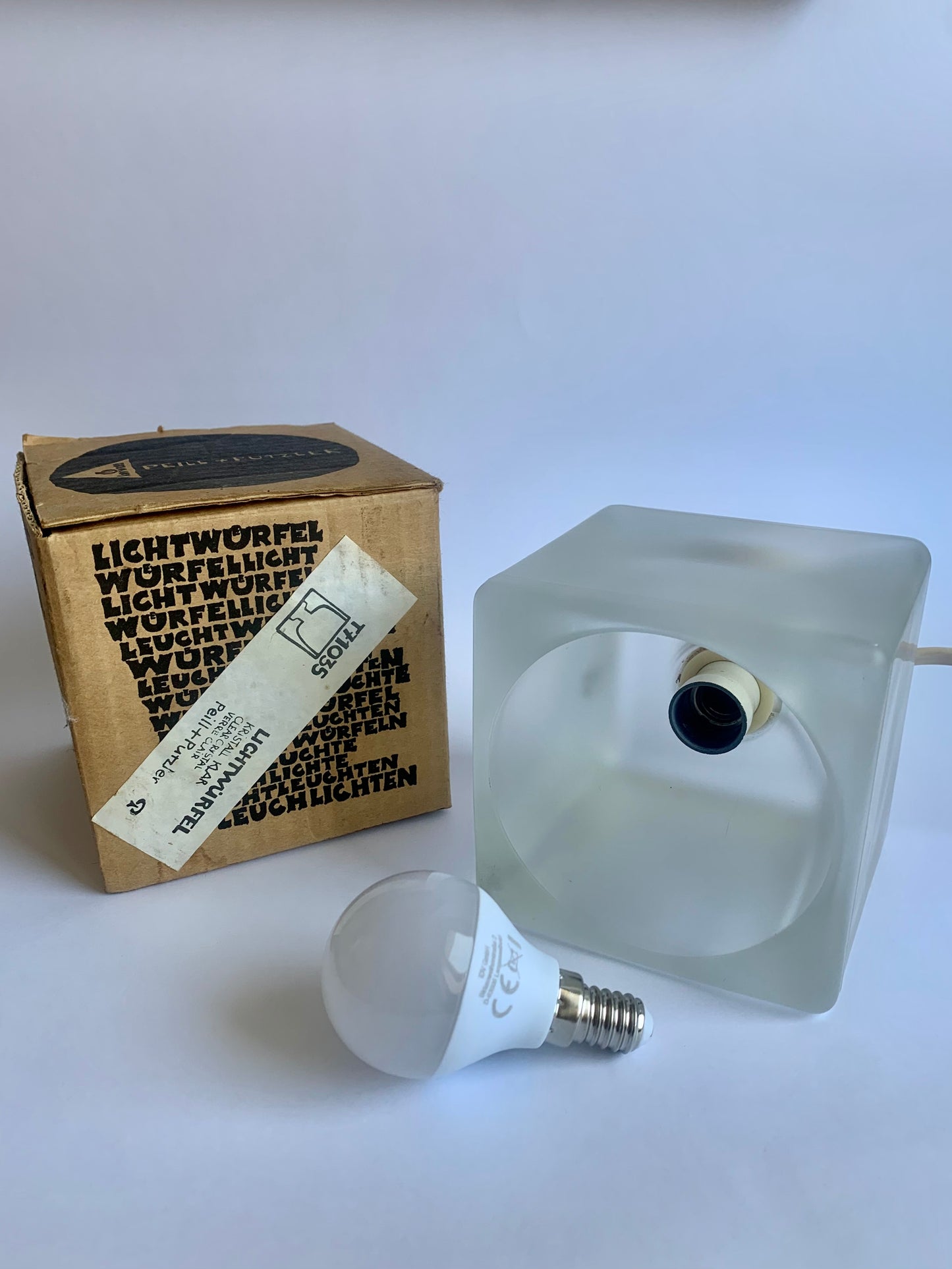 Tischlampe von Peill & Putzler, 1970er Jahre