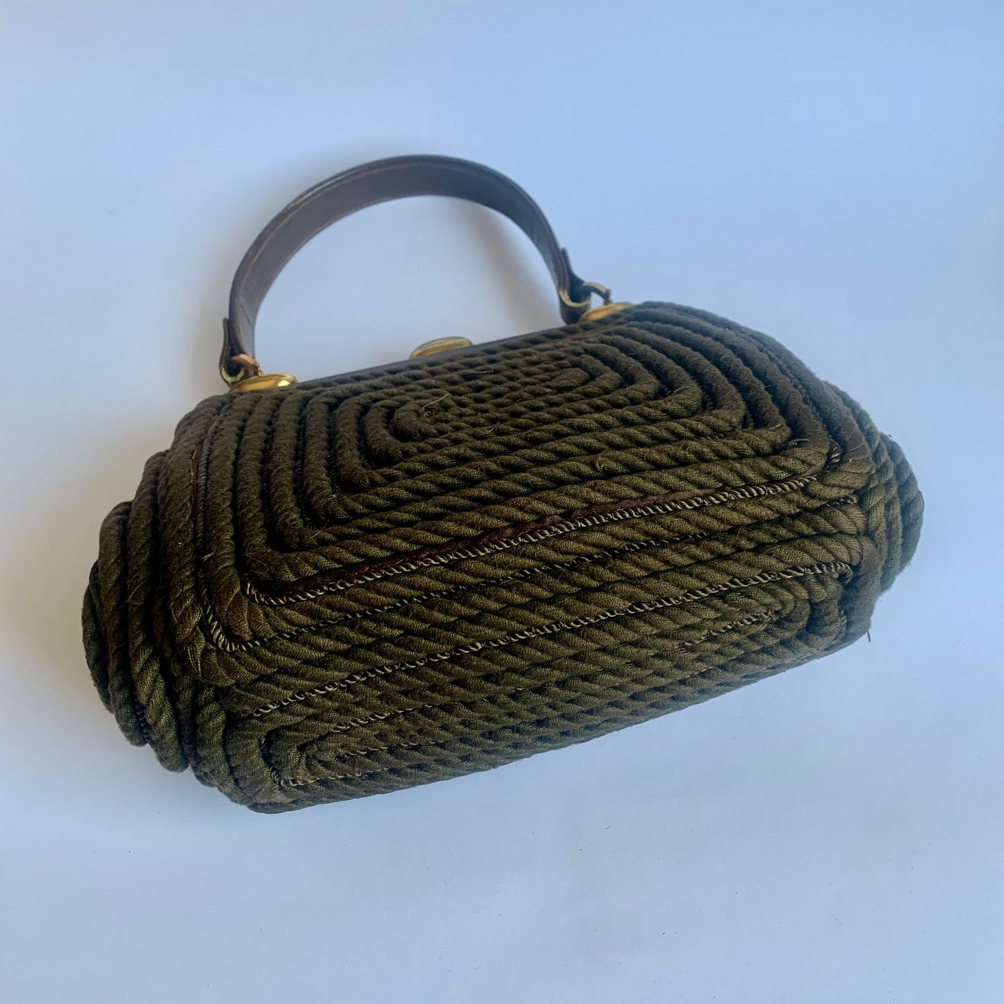 Vintage Tasche in Dunkelbraun