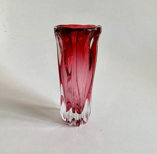 Vintage Vase von Jozef Hospodka für Chribska Sklarna, 1960er