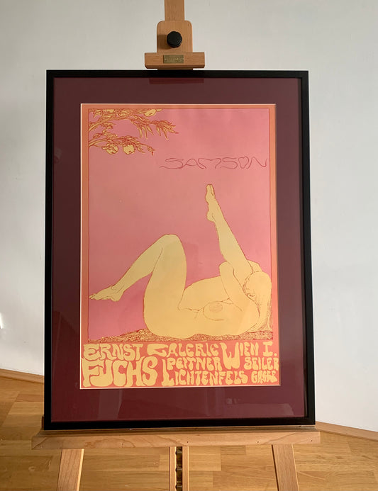 SAMSON – Ausstellungsplakat Wien, Ernst Fuchs