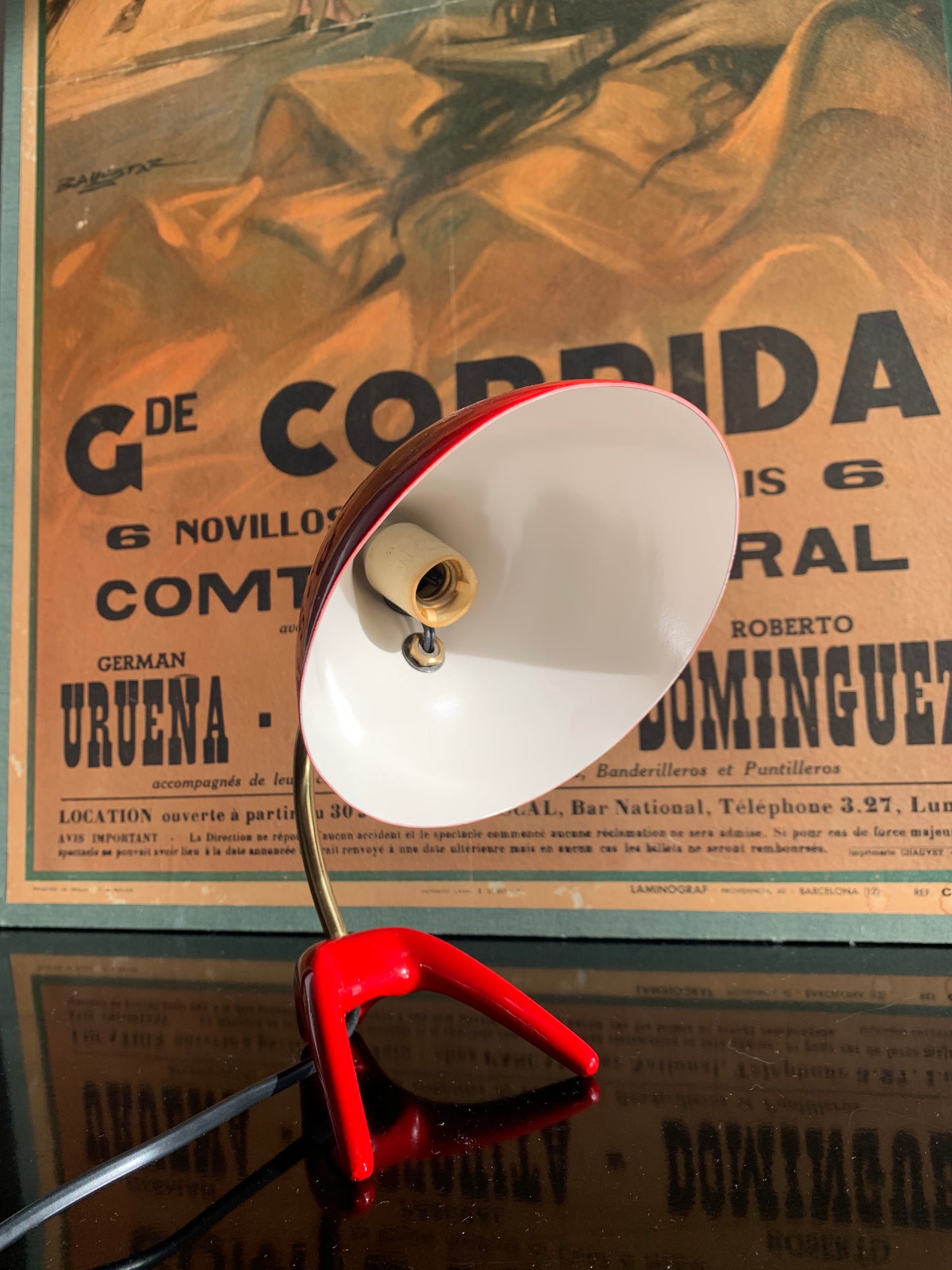 Tischlampe von Louis Kalff für Philips