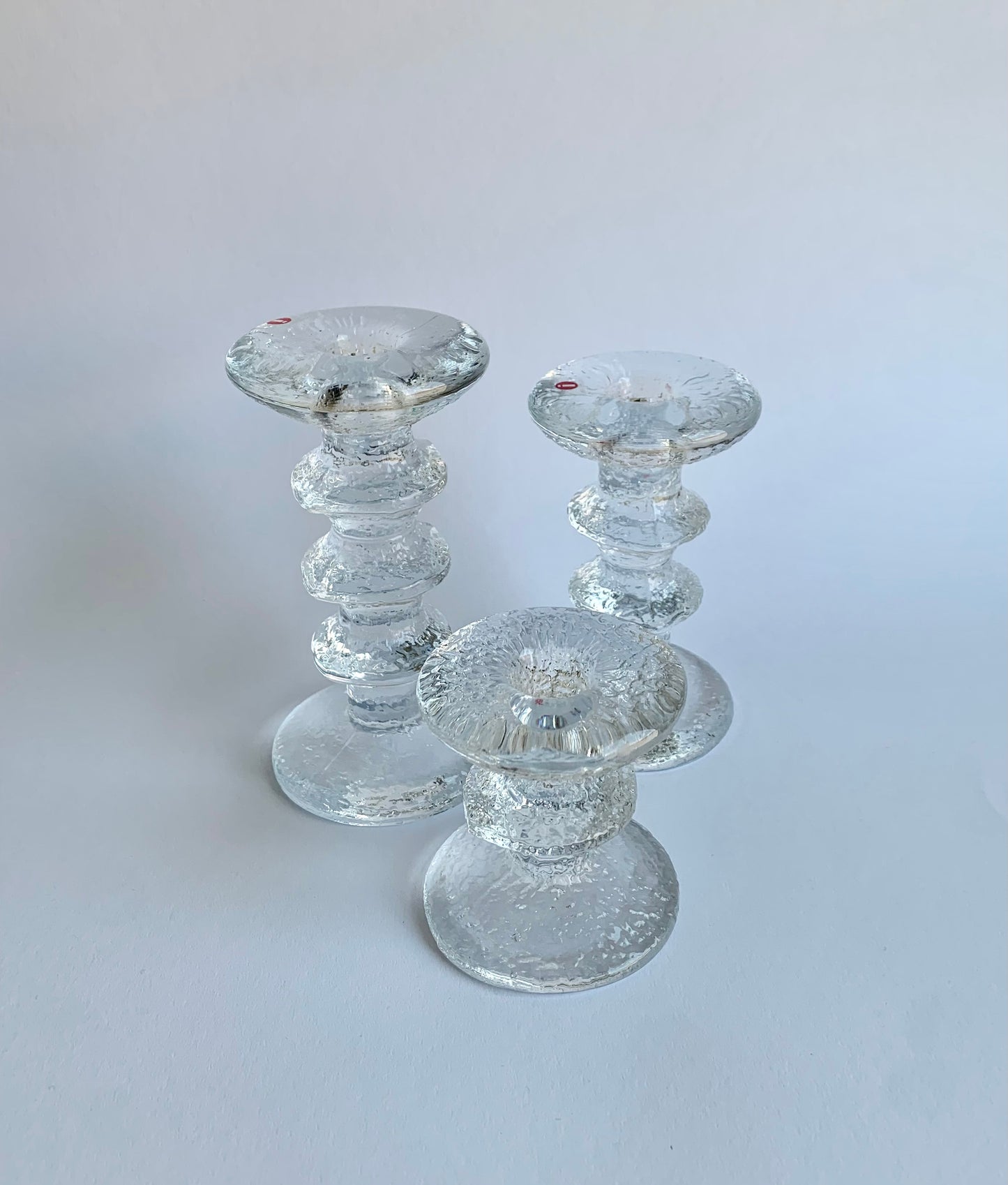 Set of 3 Festivo Glass Candle Holders – Iittala finland