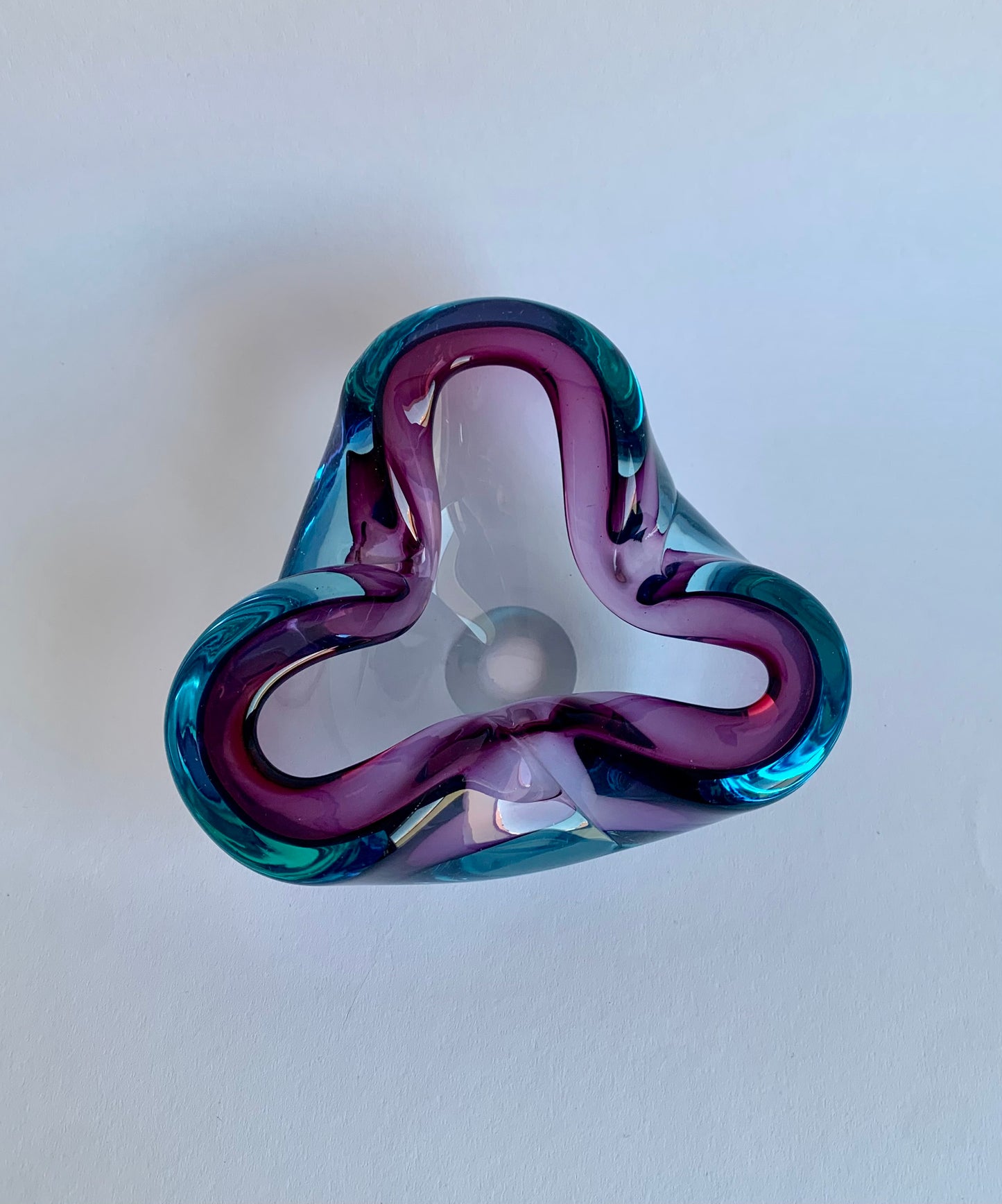 Murano glass ashtray
